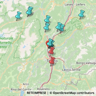Mappa Autostrada del Brennero, 38015 Lavis TN, Italia (14.33846)