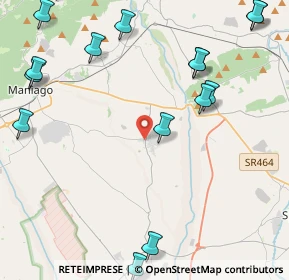 Mappa Via Roma, 33090 Arba PN, Italia (6.14111)