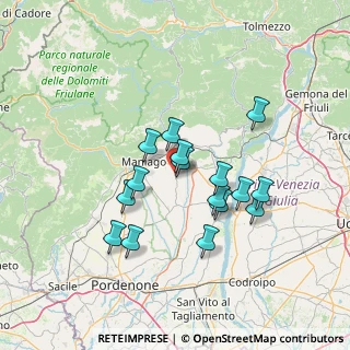 Mappa Via Roma, 33090 Arba PN, Italia (11.76688)