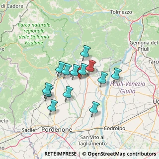 Mappa Via Roma, 33090 Arba PN, Italia (10.62692)