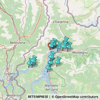 Mappa P.za Cavour, 22015 Gravedona ed Uniti CO, Italia (9.87286)