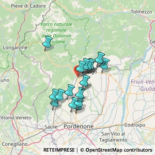 Mappa Via Vittorio Veneto, 33086 Montereale Valcellina PN, Italia (10.21421)