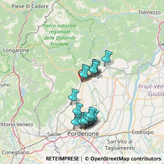 Mappa Via Vittorio Veneto, 33086 Montereale Valcellina PN, Italia (13.3245)