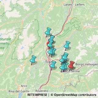 Mappa Via alle Fratte, 38015 Lavis TN, Italia (11.83938)