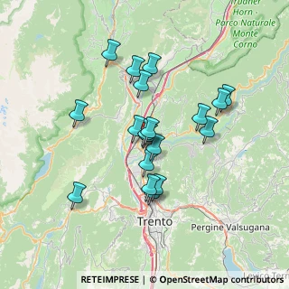 Mappa Via alle Fratte, 38015 Lavis TN, Italia (5.89421)
