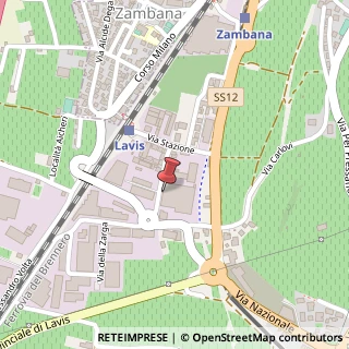 Mappa Via Fratelli Armellini, 8, 38015 Lavis, Trento (Trentino-Alto Adige)