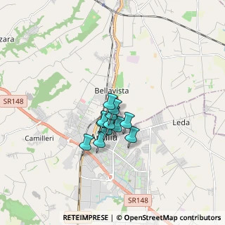 Mappa Via Dalmazia, 04011 Aprilia LT, Italia (1.07917)