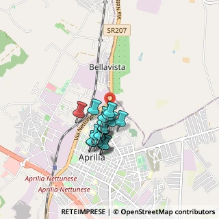 Mappa Via Dalmazia, 04011 Aprilia LT, Italia (0.705)