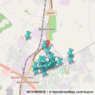 Mappa Via Dalmazia, 04011 Aprilia LT, Italia (1.039)