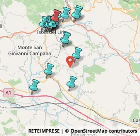 Mappa Via Don Giuseppe Corda, 03030 Santopadre FR, Italia (8.963)