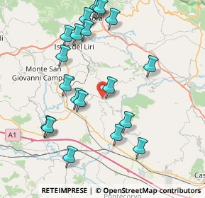 Mappa Via Don Giuseppe Corda, 03030 Santopadre FR, Italia (9.267)