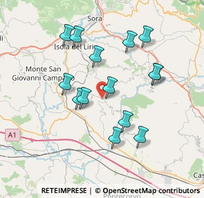 Mappa Via Don Giuseppe Corda, 03030 Santopadre FR, Italia (7.20214)