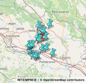 Mappa Via Don Giuseppe Corda, 03030 Santopadre FR, Italia (9.71105)