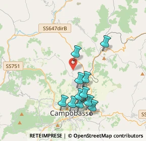 Mappa 86025 Ripalimosani CB, Italia (3.78545)