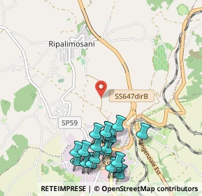 Mappa Unnamed Road, 86025 Ripalimosani CB, Italia (1.3605)