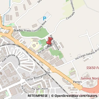 Mappa Via Dei Sanniti, 15d, 86170 Isernia, Isernia (Molise)