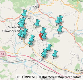 Mappa 03030 Santopadre FR, Italia (7.19632)