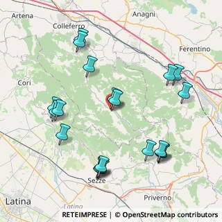 Mappa Via Leone XIII, 00032 Carpineto Romano RM, Italia (9.611)