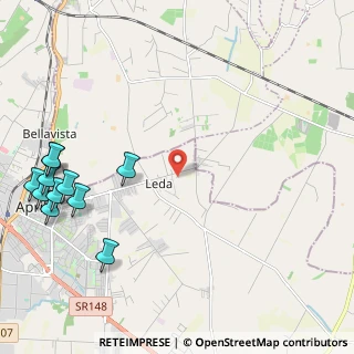 Mappa Via Antonio Pacinotti, 04011 Aprilia LT, Italia (3.21818)