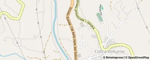 Mappa Colli a Volturno