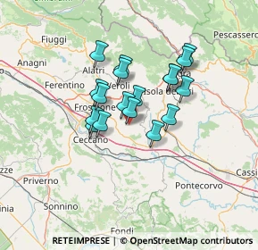 Mappa Via Ruspo, 03027 Ripi FR, Italia (10.51444)