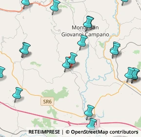 Mappa Via Borgo Garibaldi, 03020 Strangolagalli FR, Italia (6.0585)