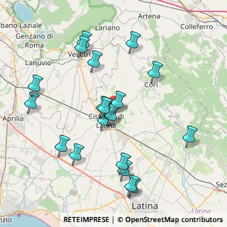 Mappa Via Aldo Moro, 04012 Cisterna di Latina LT, Italia (8.534)