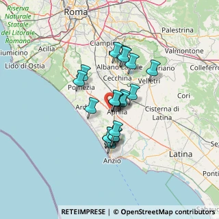 Mappa Via Cervino, 04011 Aprilia LT, Italia (10.075)