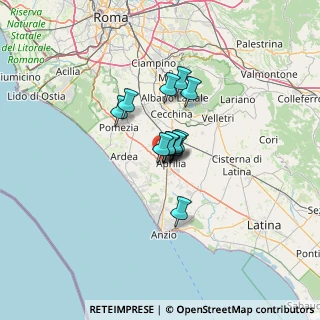 Mappa Via Cervino, 04011 Aprilia LT, Italia (7.22077)