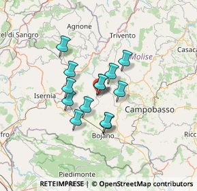 Mappa Via Alighieri, 86095 Frosolone IS, Italia (9.72385)