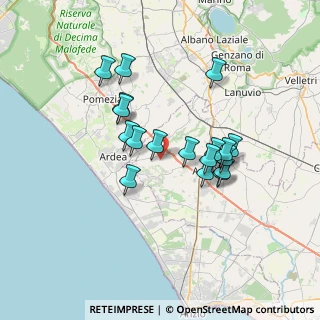 Mappa Via del Castellaccio, 04011 Aprilia LT, Italia (6.31)