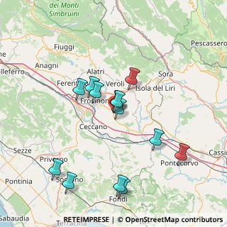 Mappa Via Casilina Nord, 03027 Ripi FR, Italia (15.42538)