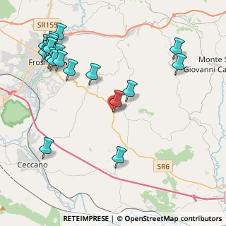 Mappa Via Casilina Nord, 03027 Ripi FR, Italia (5.653)