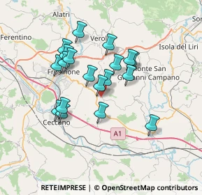 Mappa Via serre, 03027 Ripi FR, Italia (6.36684)