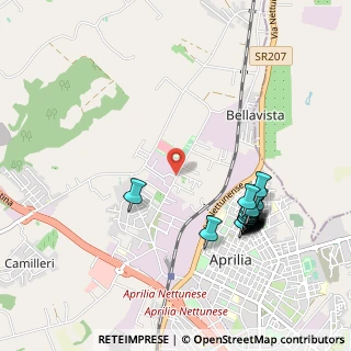 Mappa Via Monti Reatini, 04011 Aprilia LT, Italia (1.1255)