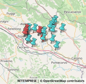 Mappa Via Selvapiana, 03025 Monte San Giovanni Campano FR, Italia (10.8165)