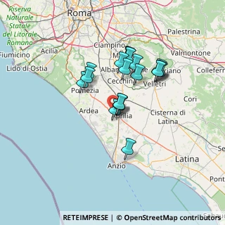 Mappa Strada statale pontina, 04011 Aprilia LT, Italia (11.77)