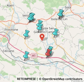 Mappa Via Roma, 03020 Strangolagalli FR, Italia (7.53231)