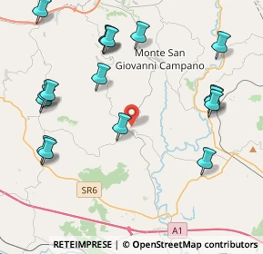 Mappa Via Roma, 03020 Strangolagalli FR, Italia (5.23118)