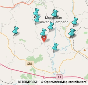 Mappa Via Roma, 03020 Strangolagalli FR, Italia (4.14)