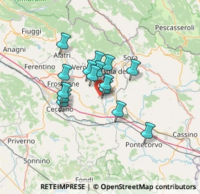 Mappa Via Roma, 03020 Strangolagalli FR, Italia (9.94533)