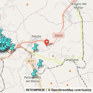 Mappa Contrada vallocchie, 86090 Pesche IS, Italia (4.079)