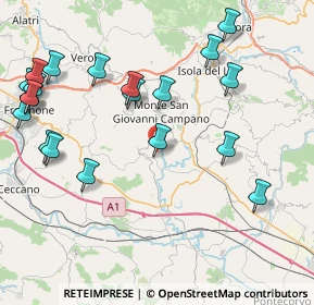 Mappa Via Campangoni, 03025 Monte San Giovanni Campano FR, Italia (10.5545)