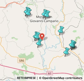 Mappa Via Campangoni, 03025 Monte San Giovanni Campano FR, Italia (4.38)