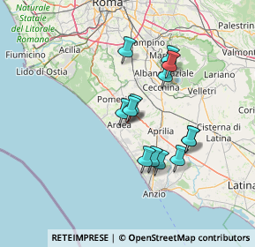 Mappa Via Lazio, 00040 Ardea RM, Italia (12.10154)