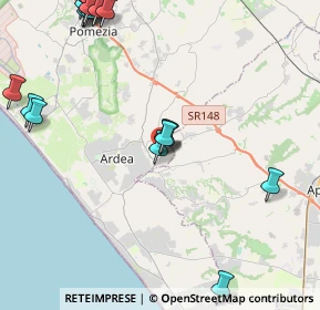 Mappa Via Lazio, 00040 Ardea RM, Italia (6.1365)