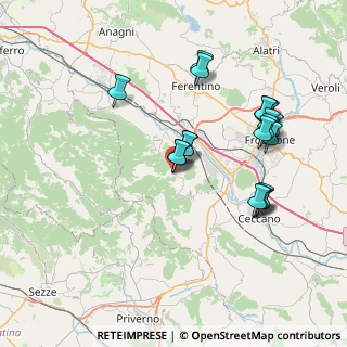 Mappa Via IV Novembre, 03019 Supino FR, Italia (7.968)