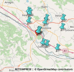 Mappa V.le Volsci, 03023 Ceccano FR, Italia (6.69615)