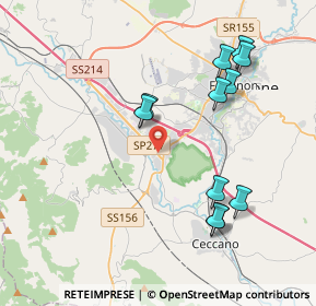 Mappa Via Morolense Loc. Le Torri, 03100 Frosinone FR, Italia (4.33273)