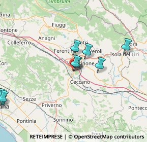 Mappa Via Morolense Loc. Le Torri, 03100 Frosinone FR, Italia (28.59286)